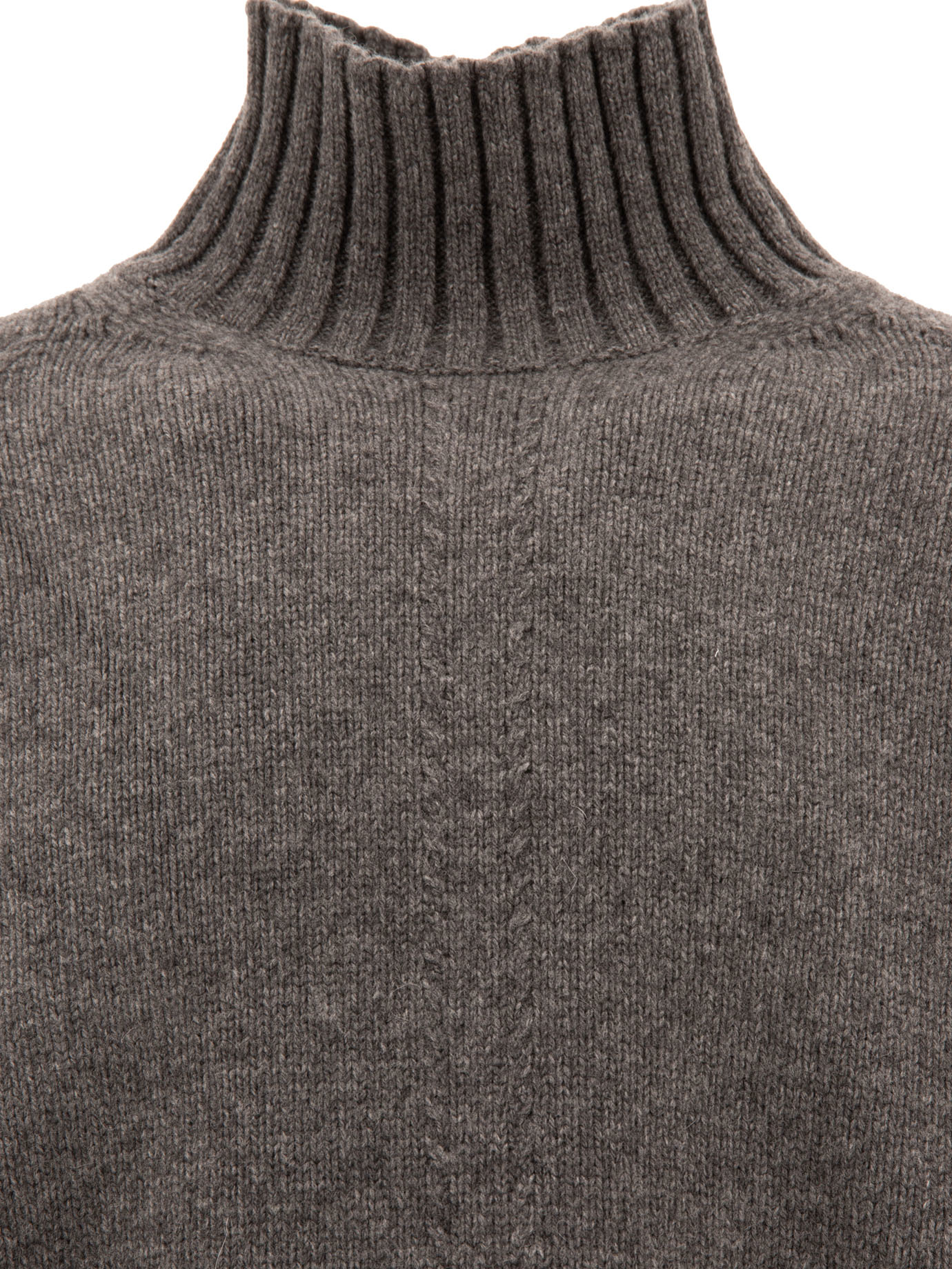 JIL SANDER Grey Turtleneck sweater